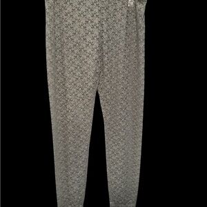 Elegant Lace Swim Coverup in Gray